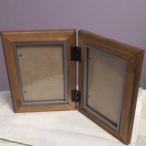 2 Opening Hinged Wood Frame